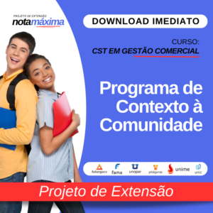 PROJETO DE EXTENSÃO I - GESTÃO COMERCIAL