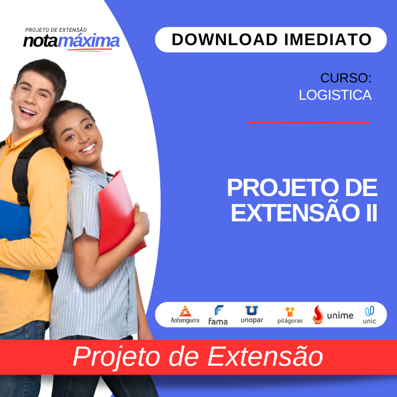 PROJETO DE EXTENSÃO II - LOGISTICA
